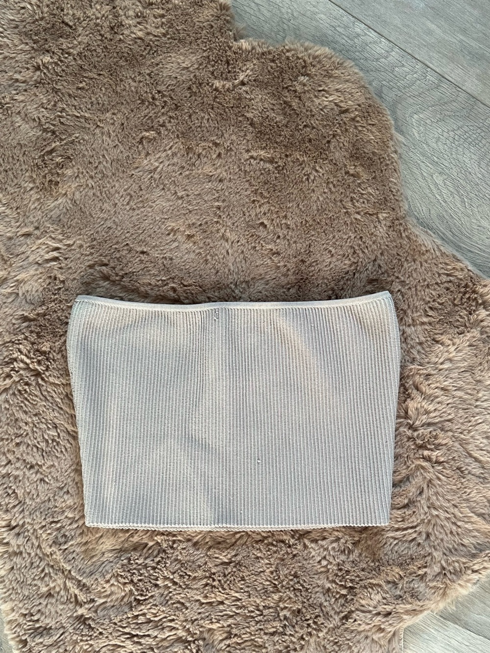 BABATON Grey Bandeau top